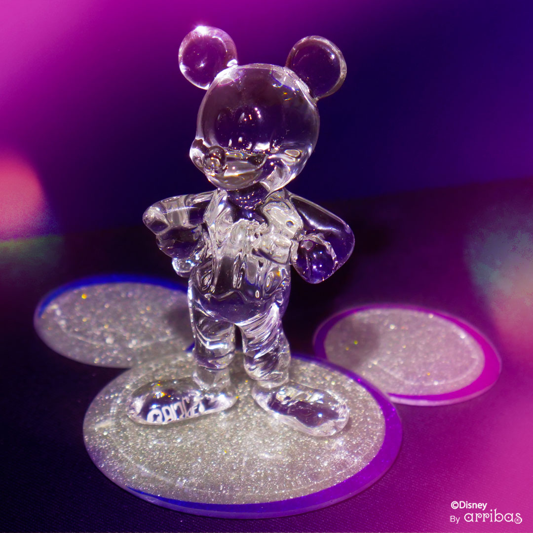 Grande Figurine Mickey en verre - Disney - Arribas